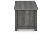 Freedan Grayish Brown Lift-top Coffee Table, 2 End Tables and Console -  Ashley - Lara Furniture