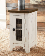 Wystfield White/Brown Coffee Table with 2 End Tables from Ashley - Lara Furniture