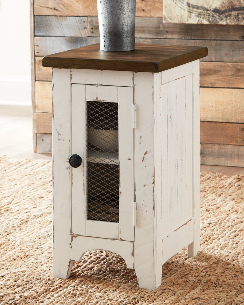 Wystfield White/Brown Coffee Table with 2 End Tables from Ashley - Lara Furniture