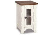 Wystfield White/Brown Coffee Table and Chairside End Table -  Ashley - Lara Furniture
