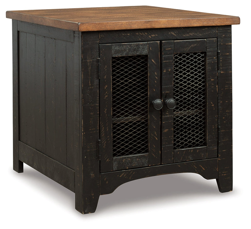 Valebeck Coffee Table with 2 End Tables in Black/Brown from Ashley - Lara Furniture