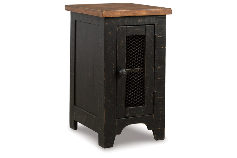 Valebeck Black/Brown Coffee Table and 2 Chairside End Tables -  Ashley - Lara Furniture