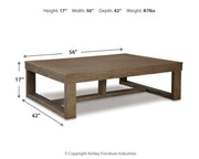 Cariton Coffee Table with 2 End Tables in Gray from Ashley - Lara Furniture