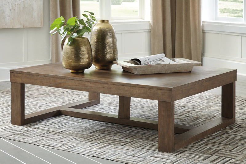 Cariton Coffee Table with 2 End Tables in Gray from Ashley - Lara Furniture