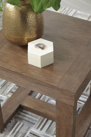 Cariton Coffee Table with 2 End Tables in Gray from Ashley - Lara Furniture