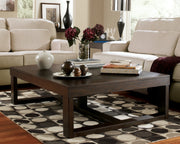 Watson Coffee Table with 2 End Tables in Dark Brown from Ashley - Lara Furniture