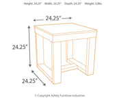 Watson Coffee Table with 2 End Tables in Dark Brown from Ashley - Lara Furniture