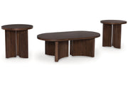 Korestone  Coffee Table and 2 End Tables -  Ashley - Lara Furniture