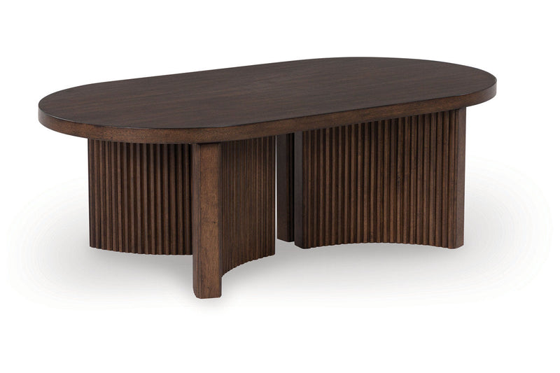 Korestone  Coffee Table and 2 End Tables -  Ashley - Lara Furniture