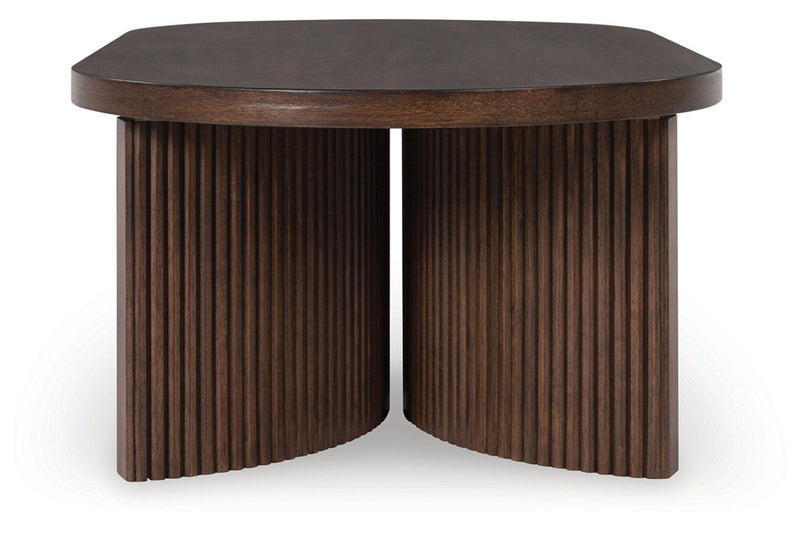 Korestone  Coffee Table and 2 End Tables -  Ashley - Lara Furniture