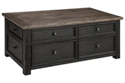 Tyler Creek Grayish Brown/Black Coffee Table and 2 End Tables -  Ashley - Lara Furniture