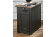 Tyler Creek Grayish Brown/Black Coffee Table and 2 Chairside End Tables -  Ashley - Lara Furniture