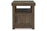 Boardernest Brown Coffee Table and 2 End Tables -  Ashley - Lara Furniture