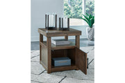 Boardernest Brown Coffee Table and 2 End Tables -  Ashley - Lara Furniture