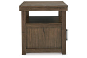 Boardernest Brown Coffee Table and 2 End Tables -  Ashley - Lara Furniture