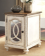 Realyn White/Brown Coffee Table with 2 End Tables from Ashley - Lara Furniture