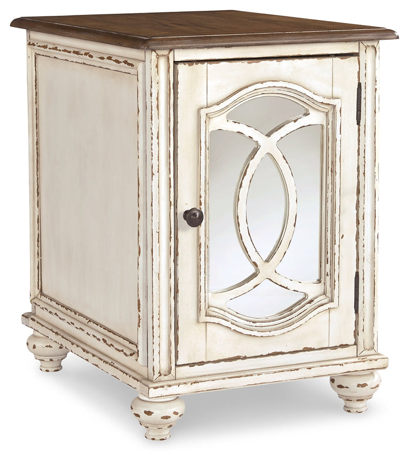 Realyn White/Brown Coffee Table with 2 End Tables from Ashley - Lara Furniture