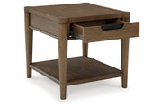 Roanhowe Brown Coffee Table and 2 End Tables -  Ashley - Lara Furniture
