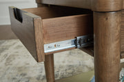 Roanhowe Brown Coffee Table and 2 End Tables -  Ashley - Lara Furniture