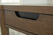 Roanhowe Brown Coffee Table and 2 End Tables -  Ashley - Lara Furniture