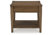 Roanhowe Brown Coffee Table and 2 End Tables -  Ashley - Lara Furniture