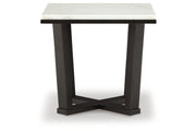 Fostead White/Espresso Coffee Table and 2 Ends -  Ashley - Lara Furniture