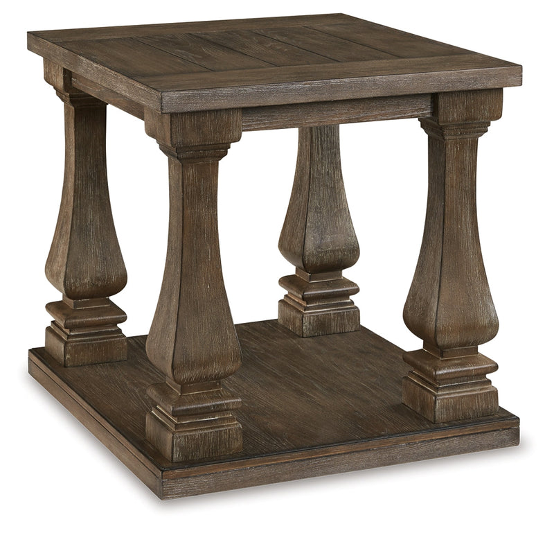Johnelle Coffee Table with 2 End Tables in Gray from Ashley - Lara Furniture