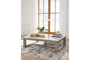 Loyaska Brown/Ivory Coffee Table and 2 End Tables -  Ashley - Lara Furniture