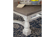 Havalance Gray/White Coffee Table and 2 End Tables -  Ashley - Lara Furniture