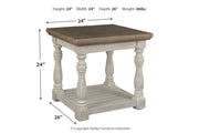 Havalance Gray/White Coffee Table and 2 End Tables -  Ashley - Lara Furniture