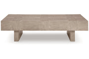 Jorlaina Light Grayish Brown Coffee Table and 2 End Tables -  Ashley - Lara Furniture