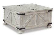Carynhurst Whitewash Coffee Table and 2 End Tables -  Ashley - Lara Furniture