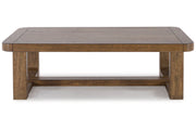 Cabalynn Light Brown Coffee Table and 2 End Tables -  Ashley - Lara Furniture