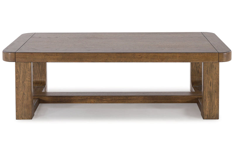Cabalynn Light Brown Coffee Table and 2 End Tables -  Ashley - Lara Furniture