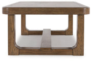 Cabalynn Light Brown Coffee Table and 2 End Tables -  Ashley - Lara Furniture