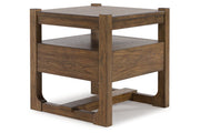 Cabalynn Light Brown Coffee Table and 2 End Tables -  Ashley - Lara Furniture