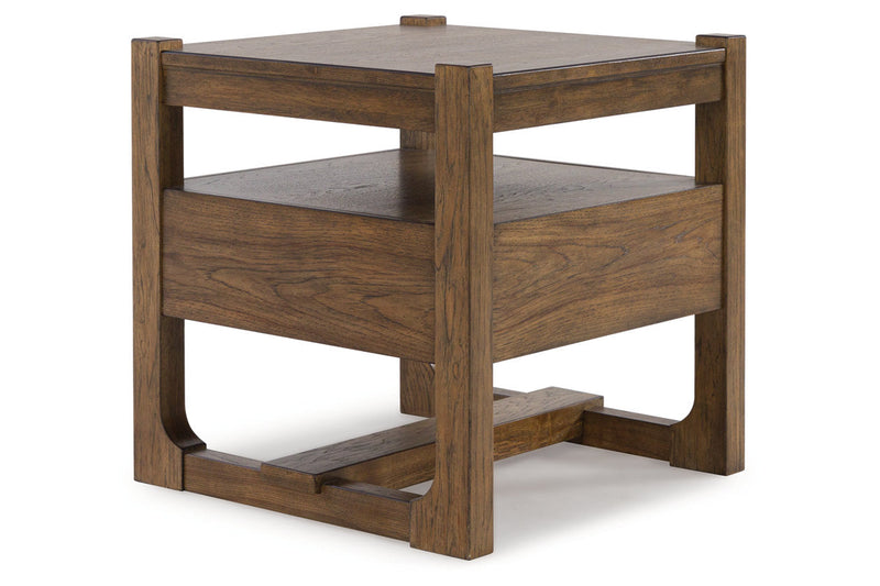 Cabalynn Light Brown Coffee Table and 2 End Tables -  Ashley - Lara Furniture
