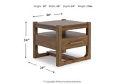 Cabalynn Light Brown Coffee Table and 2 End Tables -  Ashley - Lara Furniture
