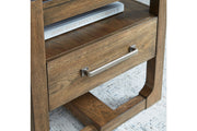 Cabalynn Light Brown Coffee Table and 2 End Tables -  Ashley - Lara Furniture