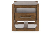 Cabalynn Light Brown Coffee Table and 2 End Tables -  Ashley - Lara Furniture
