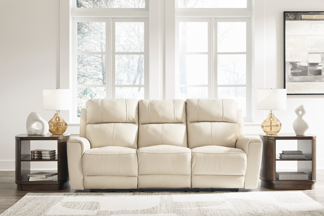 Dahlmoore Almond Reclining Power Sofa