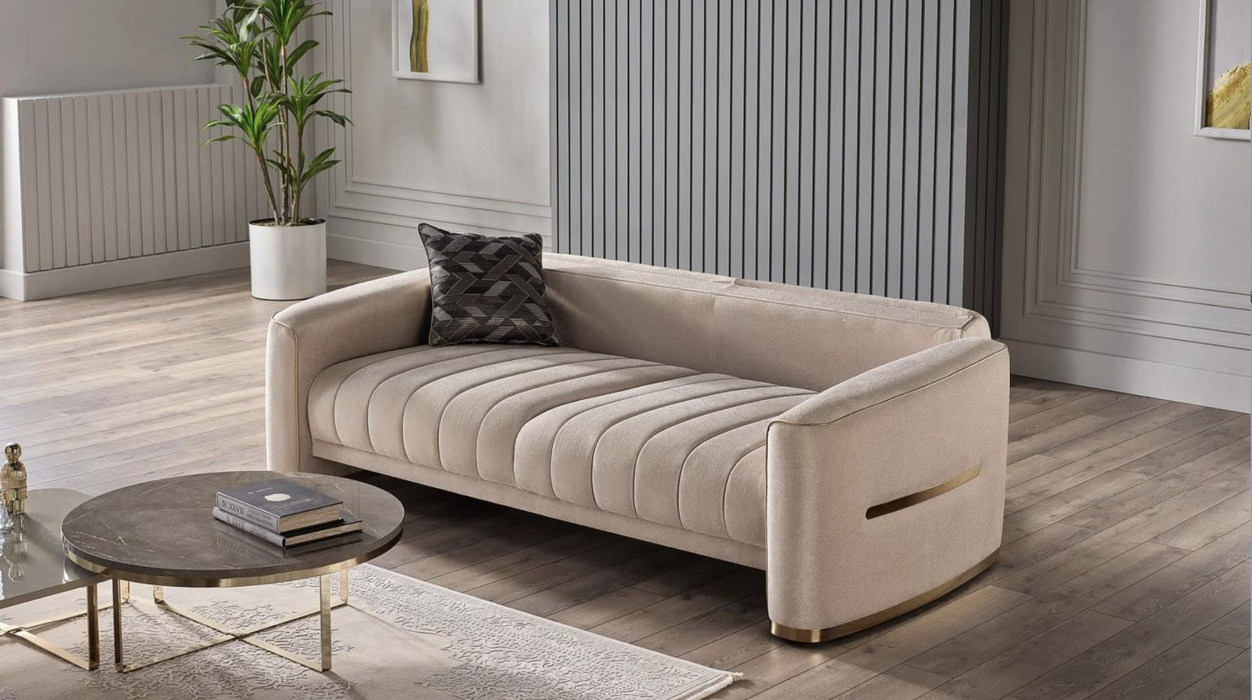 Veronica Silver Vizon Living Room Set