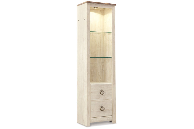 Willowton Whitewash 3-Piece Entertainment Center -  Ashley - Lara Furniture