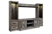 Wynnlow Gray 4-Piece Entertainment Center -  Ashley - Lara Furniture
