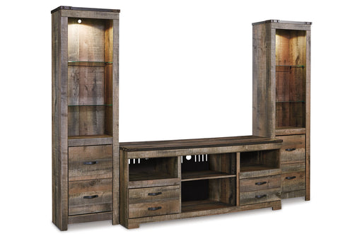 Trinell Brown 3-Piece Entertainment Center -  Ashley - Lara Furniture