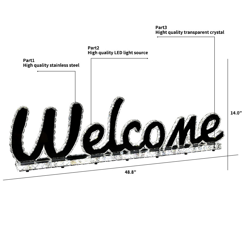Welcome Silver Led
