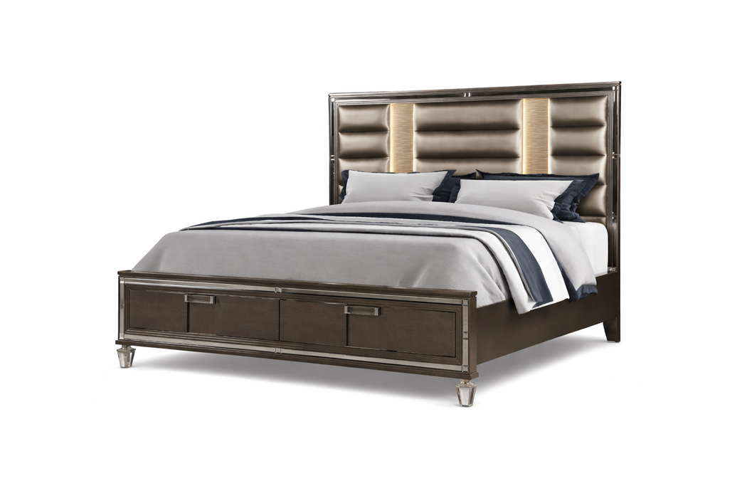 Zara Charcoal King Bed