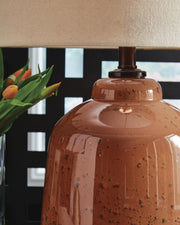 Aaleahya Rust Table Lamp - L430904