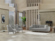 Abant 3-pieces (Sofa & Loveseat & Chair) Livingroom in Cream - 200-SER-ABA-PINAR21-321