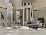 Abant Convertible Loveseat in Light Grey - 200-SER-ABA-PINAR17-2